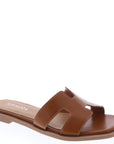 Sandalia Flat Camel Milano