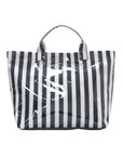 Bolsa Tote Rayas Negro y Blanco