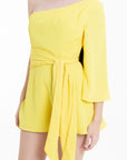 Romper Amarillo Asimétrico