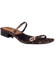Sandalias Animal Print Tiras