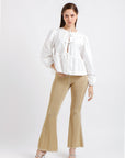 Pantalón Acampanado Dorado