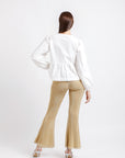 Pantalón Acampanado Dorado