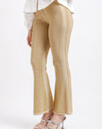 Pantalón Acampanado Dorado