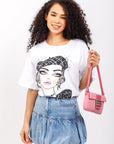 Falda Denim con Volantes