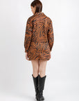 Conjunto Animal Print Café