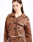 Conjunto Animal Print Café
