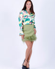 Blusa Estampado Verde