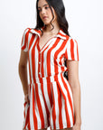 Jumper a Rayas Rojo yBlanco