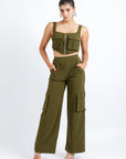 Conjunto Cargo Chic Oliva