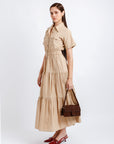 Vestido Largo Beige