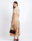 Vestido Largo Beige