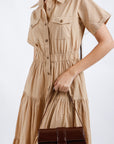 Vestido Largo Beige