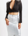 Falda Larga Plata