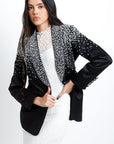 Blazer Perlado Negro