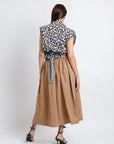 Blusa Mezclilla con Animal Print