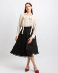 Blusa Manga Larga beige