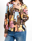 Blusa Estampada Vibrante Letras
