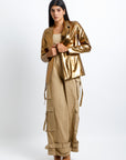 Blazer Dorado Brillante Elegance