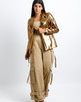 Blazer Dorado Brillante Elegance