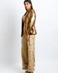 Blazer Dorado Brillante Elegance
