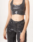 Conjunto Lentejuela Negro