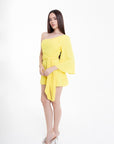 Romper Amarillo Asimétrico