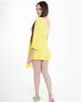 Romper Amarillo Asimétrico