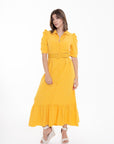 Vestido Midi Amarillo