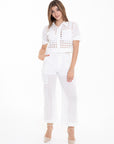 Conjunto Blanco de Dos Piezas