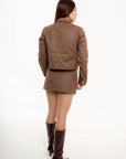 Conjunto Dakota Camel de Tres Piezas