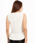 Blusa Tejida Emilia Blanco