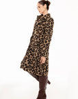 Abrigo Alessandra Animal Print Leopardo