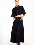Conjunto Amara Denim Azul Oscuro de Dos Piezas