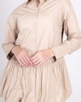Vestido Camisero Beige