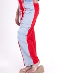Pantalón Cargo Denim Rojo