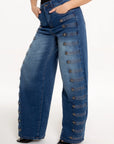 Jeans Wide Leg Imperial Azul