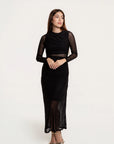 Vestido Midi Alessia Negro