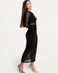 Vestido Midi Alessia Negro