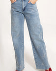 Jeans Wide Leg Estelar Azul