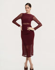 Vestido Midi Alessia Vino