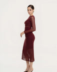 Vestido Midi Alessia Vino