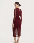 Vestido Midi Alessia Vino