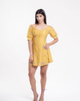 Vestido Corto Amarillo