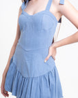 Vestido Corto Denim