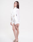 Romper Blanco Manga Larga