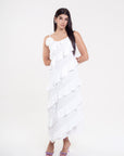 Vestido Blanco Midi