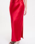 Falda Larga Rojo