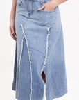 Falda Denim Midi