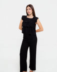 Conjunto Negro y Volantes