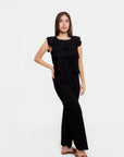 Conjunto Negro y Volantes